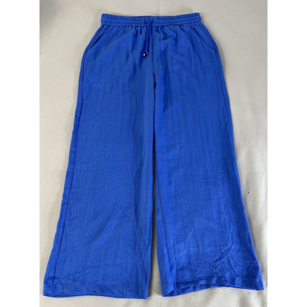 Halara Women's Pull On Pants Sz Large Royal Blue New